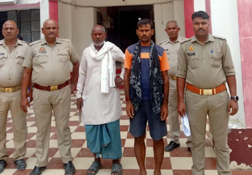 बलिया पुलिस के हत्थे चढ़े दो वारंटी