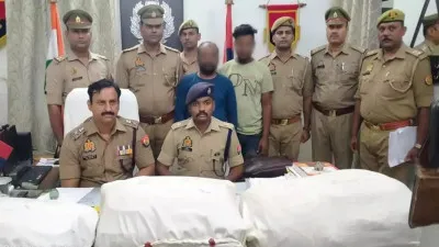 वाराणसी: बिहार से गांजा लेकर राजस्थान जा रहे तस्करों को पुलिस ने किया गिरफ्तार