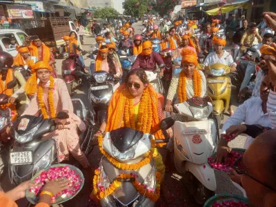 बलिया : विधायक केतकी सिंह के नेतृत्व में दिखा नारी सशक्तिकरण का अद्भूत नजारा