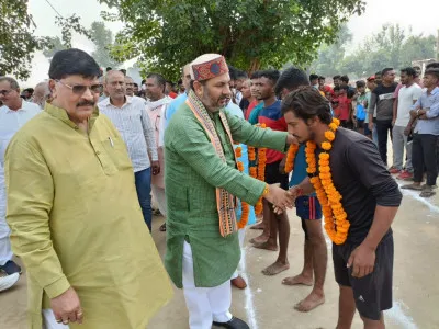बलिया के इस खेल महोत्सव में देखते ही बन रहा खिलाड़ियों का उत्साह