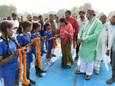 बलिया के खिलाड़ियों को नई चमक दे रहा गौरी भईया फेफना खेल महोत्सव 