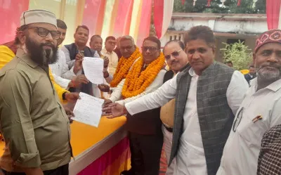 प्राथमिक शिक्षक संघ पंदह के सातवीं बार अध्यक्ष बने ज्ञानेंद्र गुप्त, सैफुद्दीन मंत्री