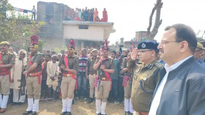 नक्सली हमले में शहीद जवान राम अशीष यादव का शव तिरंगे में लिपटा घर पहुंचा बलिया का लाल.