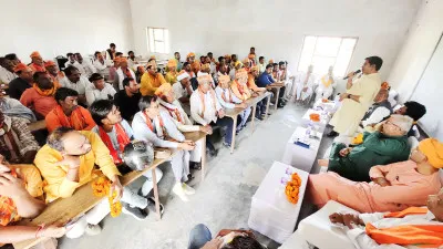 बलिया : स्थापना दिवस पर भाजपाईयों ने लिया संकल्प, जीतना है हर बूथ