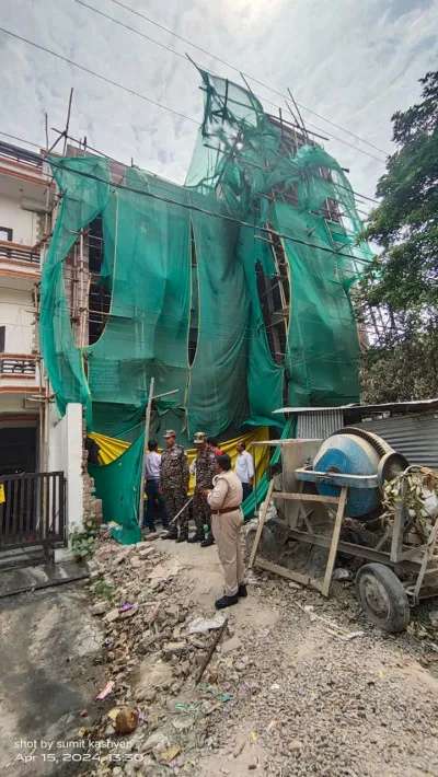 एलडीए ने जानकीपुरम विस्तार में अवैध निर्माण को किया सील