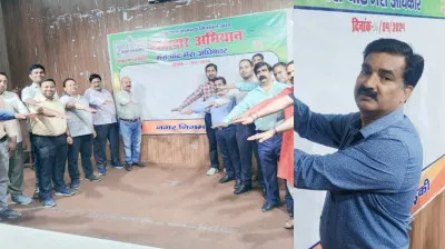 रुड़की: समर्पण संस्था के पदाधिकारी और सदस्यों ने की वोट अपील