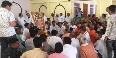 हवन पूजन के साथ हुआ भाजपा चुनाव कार्यालय का उद्धघाटन