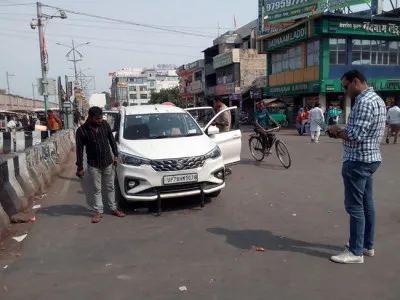 सड़कों पर फर्राटा भर रहे निजी वाहनों पर कार्रवाई