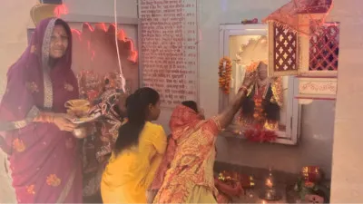 Fatehpur News: शुभ मुहूर्त में घट स्थापना के साथ शुरू चैत्र नवरात्र; मां शैलपुत्री से भक्तों ने मांगा आशीर्वाद