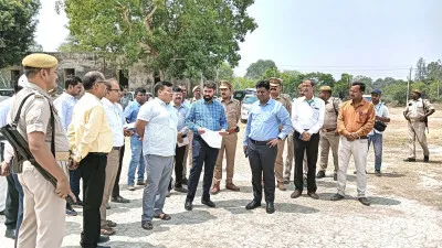 सामान्य प्रेक्षक, डीएम, सीडीओ ने पोलिंग पार्टियों के रवानगी स्थल एटीएल ग्राउण्ड का किया