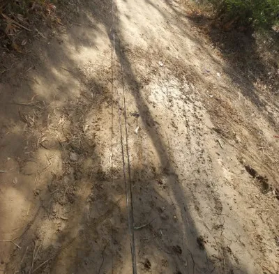 बलिया: स्कूल के बाहर अचानक हाईटेंशन तार टूटकर गिर गया.