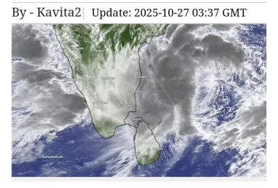 बलिया में दिखा चक्रवात ‘मोंथा’ का असर, पर्यावरणविद् डॉ. गणेश पाठक बोले, तीन दिन तक रहेगा प्रभाव