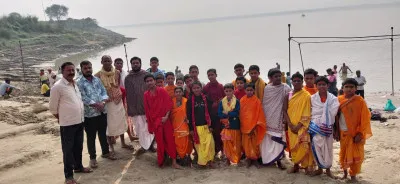 कार्तिक पूर्णिमा पर होगा भव्य गंगा महाआरती, तैयारियों में जुटे महर्षि भृगु वैदिक गुरुकुलम के बटुक