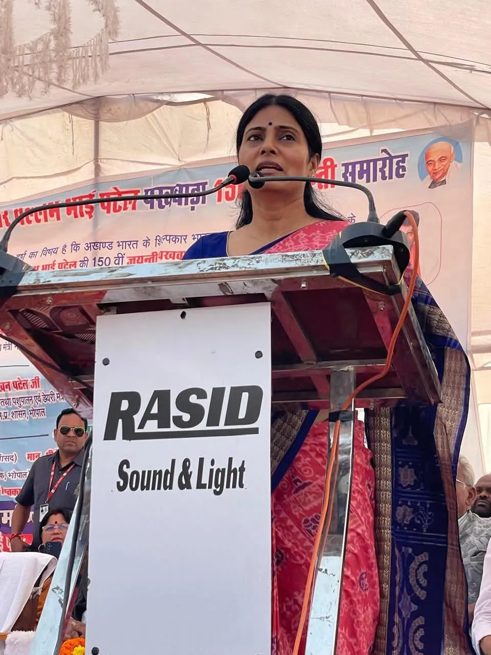 केन्द्रीय मंत्री अनुप्रिया पटेल ने किया सरदार पटेल की प्रतिमा का अनावरण, मऊगंज में उमड़ा जनसैलाब