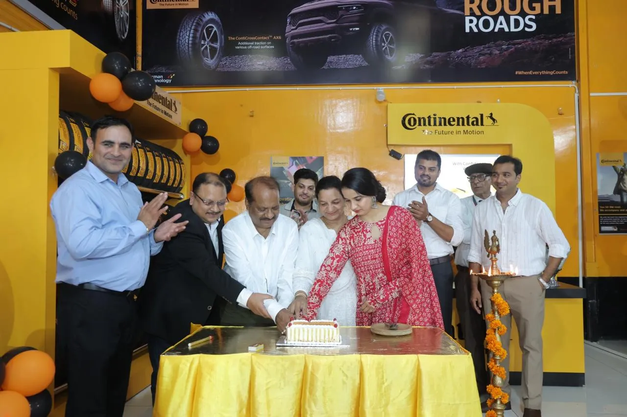 कॉन्टिनेंटल टायर्स ने इंदौर, मध्य प्रदेश में अपने रिटेल नेटवर्क का विस्तार किया