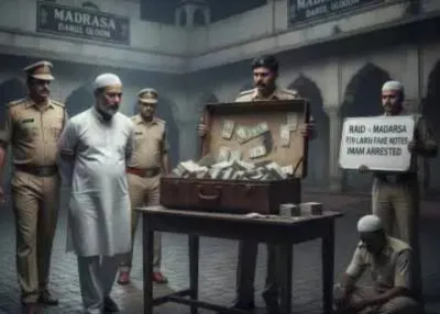 खंडवा में मदरसे से 19 लाख के नकली नोट बरामद, इमाम गिरफ्तार