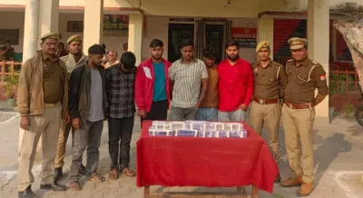 Ballia News: स्वर्ण व्यवसायी से लूट का पर्दाफाश, 6 लुटेरे गिरफ्तार