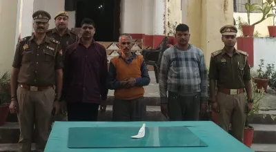 बलिया में शर्मसार हुआ खून का रिश्ता: भाई की हत्या करने वाला भाई दो साथियों सहित गिरफ्तार