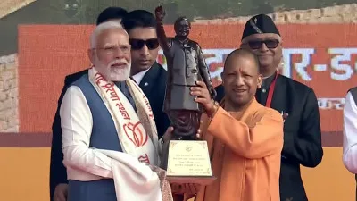 प्रधानमंत्री मोदी ने लखनऊ में राष्ट्र प्रेरणा स्थल राष्ट्र को किया समर्पित, महान नेताओं की प्रतिमाओं का किया अनावरण