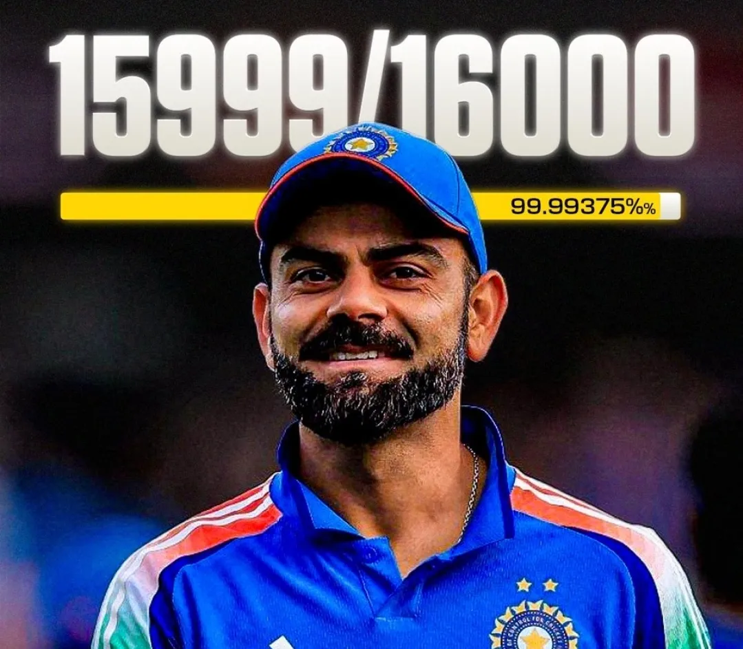 विराट कोहली का ऐतिहासिक मुकाम: लिस्ट-ए में 16,000 रन पूरे, सचिन के बाद दूसरे भारतीय; दुनिया के 9वें बल्लेबाज बने ‘किंग’