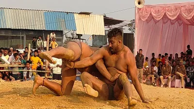 बाराबंकी : भूरा, लकी थापा, प्रवेश और बाबा लाड़ी ने अपने-अपने मुकाबलों में हासिल की जीत