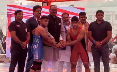 Ballia में नेशनल कुश्ती चैंपियनशिप का डिप्टी सीएम ने किया उद्घाटन, मेजबान उत्तर प्रदेश ने स्वर्णिम जीत के साथ शानदार शुरुआत की