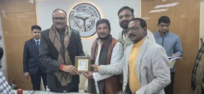 उपमुख्यमंत्री बृजेश पाठक से नितिन मिश्रा की भेंट, खुटार की स्वास्थ्य सेवाओं पर रखीं प्रमुख मांगें