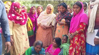 बलरामपुर: बोरिंग के दौरान हाईटेंशन लाइन की चपेट में आए तीन मजदूर, एक की मौत, दो गंभीर रूप से घायल