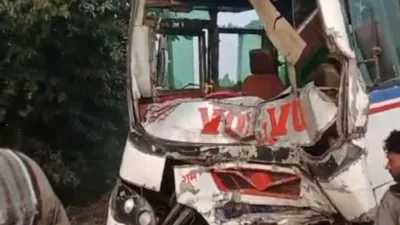 बिलग्राम–कटरा बिल्हौर मार्ग पर दर्दनाक हादसा: बस-ट्रक की आमने-सामने भिड़ंत, 10 घायल, 2 की हालत नाजुक
