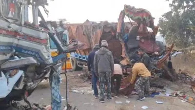 कांकेर में दर्दनाक हादसा: ट्रकों की आमने-सामने टक्कर में तीन की मौके पर मौत
