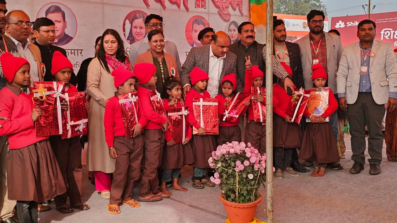माघ मेला-2026 में वंचित तबके के बच्चों के लिए लगी ‘विद्या कुंभ’ की पाठशाला