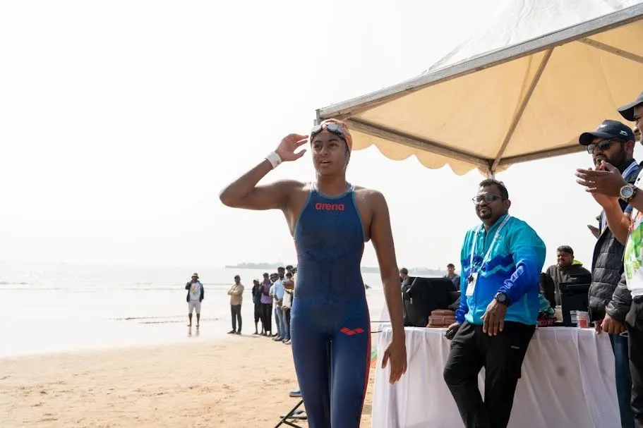 अनुराग सिंह और अश्मिता चंद्रा ने केआईबीजी 2026 में स्वर्ण पदक जीते; भारत में प्रतिस्पर्धी ओपन वॉटर स्विमिंग अब बना रही पकड़