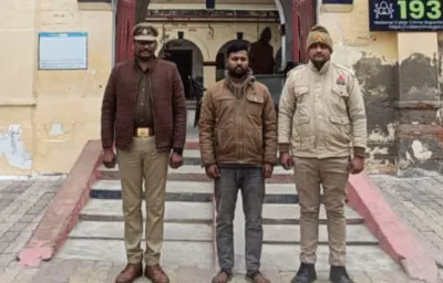 बलिया : दुष्कर्म के मामले में वांछित युवक गिरफ्तार, पत्नी-बेटों पर मारपीट का केस दर्ज, सड़क हादसे में वृद्ध घायल