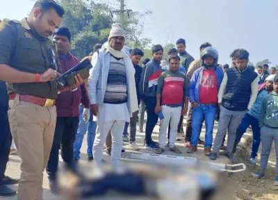 बलिया में भीषण सड़क हादसा, जीप की टक्कर से बाइक सवार युवक की मौत