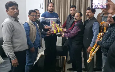 बलिया में नवागत औषधि निरीक्षक का BCDA ने किया स्वागत