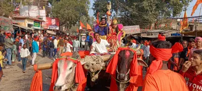 महाशिवरात्रि पर हल्देश्वर नाथ शिव मंदिर से निकली भव्य शिव बारात