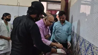 बलिया में निर्माणाधीन पुल पर हादसा, ढांचा गिरने से दो मजदूरों की मौत