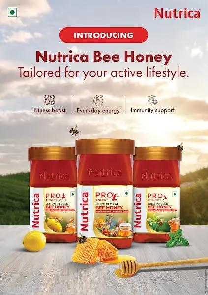न्यूट्रिका ने शहद बाजार में रखा कदम, ‘न्यूट्रिका बी हनी’ लॉन्च