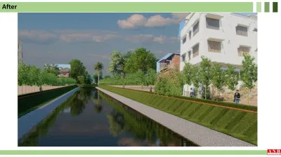 कटहल नाले के सुन्दरीकरण कार्य पर डीएम सख्त, गुणवत्ता और गति बढ़ाने के निर्देश