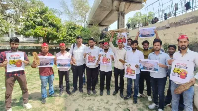 लखनऊ विश्वविद्यालय में गैस संकट को लेकर प्रदर्शन, छात्र सभा ने जताया विरोध