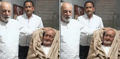 बलिया में हर्षोल्लास के साथ मनाया गया सेवानिवृत्त शिक्षक का 90वां जन्मदिन