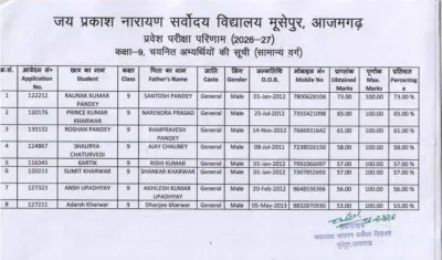बलिया: कंपोजिट विद्यालय वैना के तीन छात्रों का चयन, शिक्षकों की मेहनत रंग लाई