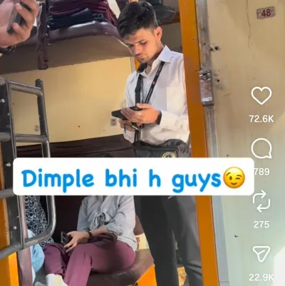 Viral Video : ट्रेन में TTE की मुस्कान पर फिदा हुई लड़की, वीडियो ने सोशल मीडिया पर मचाई धूम