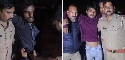 बलिया में पुलिस मुठभेड़, 25-25 हजार के इनामी तीन बदमाश गिरफ्तार