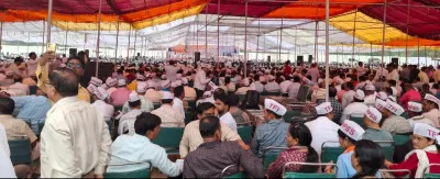 दिल्ली के रामलीला मैदान में TET अनिवार्यता के खिलाफ शिक्षकों का प्रदर्शन, अध्यादेश की मांग तेज