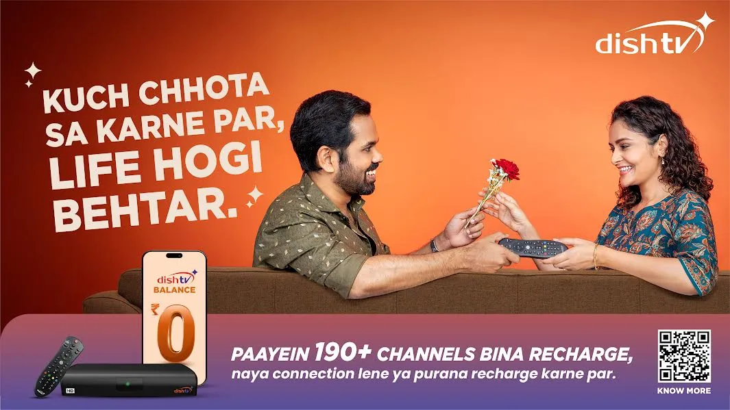 डिश टीवी ने लॉन्च किया ‘ऑलवेज ऑन’ कैंपेन, 190 से अधिक चैनलों के साथ बिना रुकावट मनोरंजन का दावा