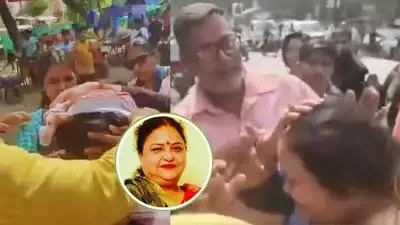 Bahraich News : पुतला दहन के दौरान भाजपा विधायक अनुपमा जायसवाल झुलसीं, लखनऊ रेफर