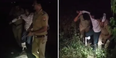 बलिया : तार चोरी गिरोह के 7 आरोपी गिरफ्तार, मुठभेड़ में दो बदमाश घायल