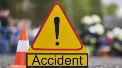 दो बाइकों की भिड़ंत के बाद बड़ा हादसा, सड़क पर गिरे युवकों को डंपर ने कुचला, दो की मौत
