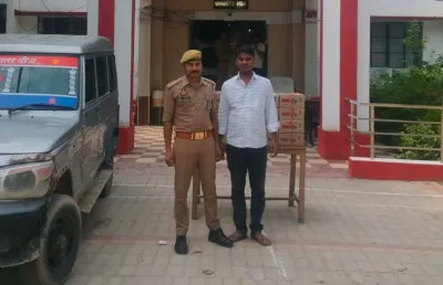 अवैध शराब से भरी बोलेरो के साथ तस्कर गिरफ्तार, 144 लीटर शराब बरामद